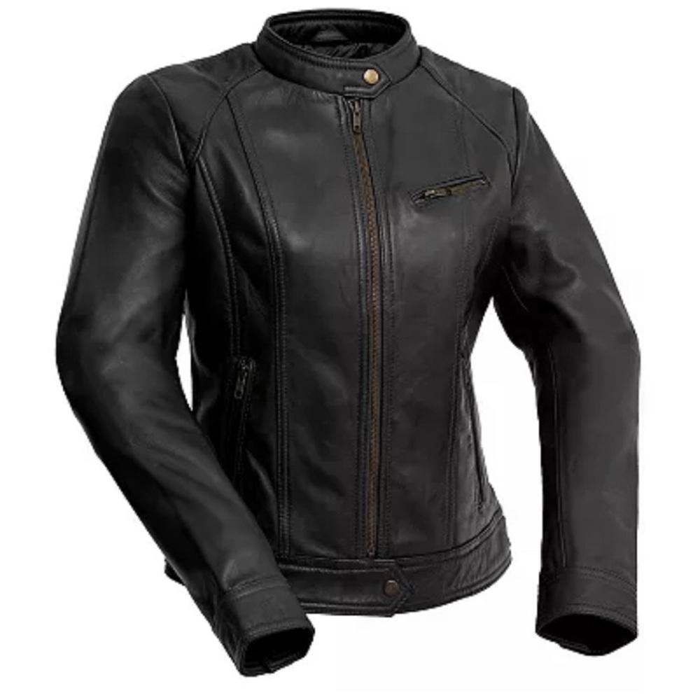 Whet Blu Black Leather Jacket